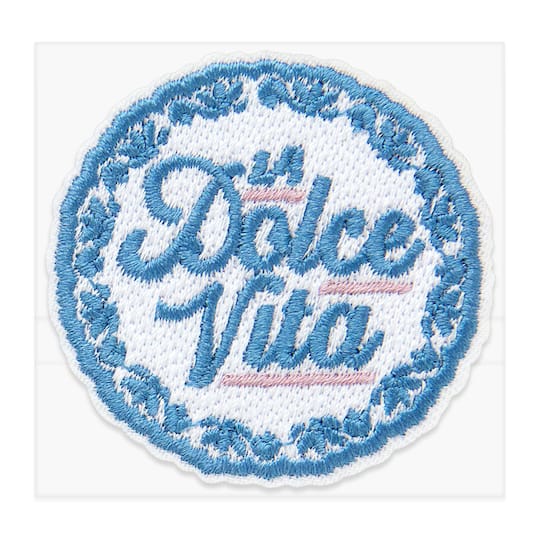 Iron-On & Adhesive La Dolce Vita Patch by Make Market®